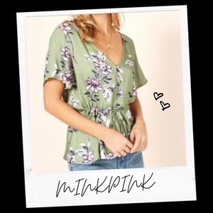 RARE 🆕🌷 MINKPINK 🌷🆕 Wanderer Draw String Top